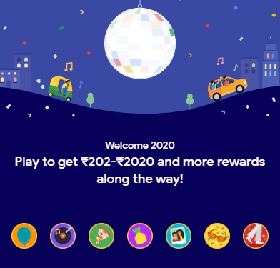 Google Pay 2020 Cake Stamps