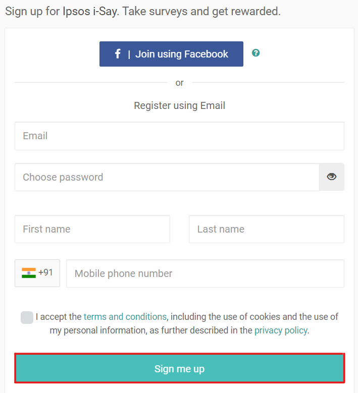 I-say survey offer