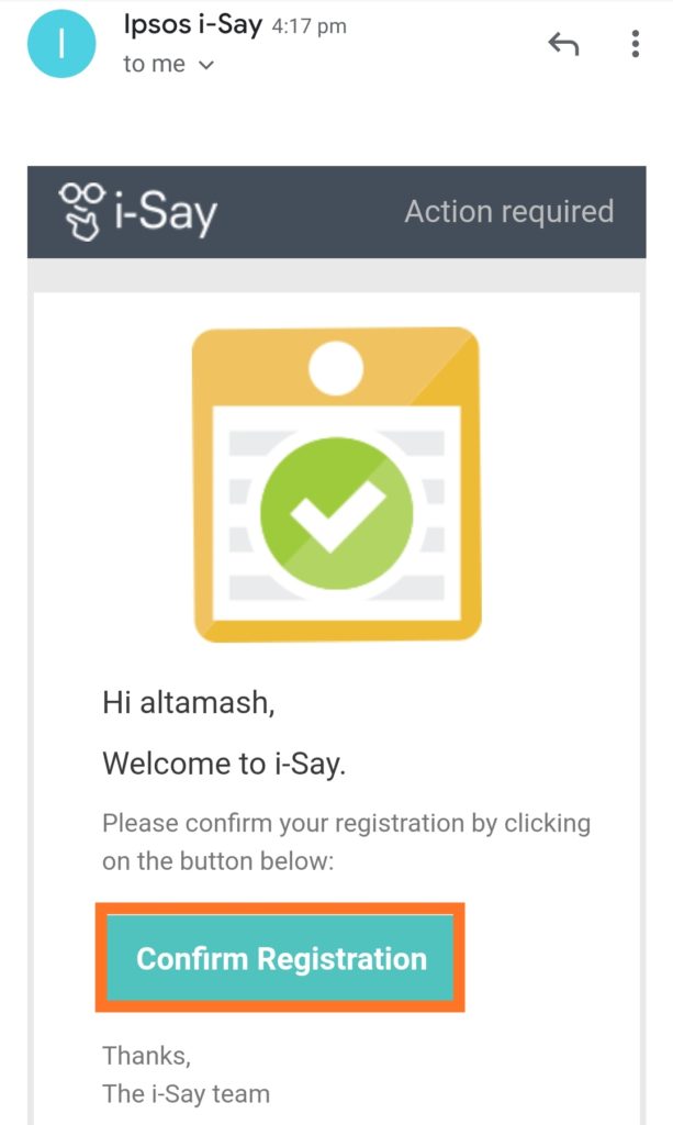 I-say survey offer