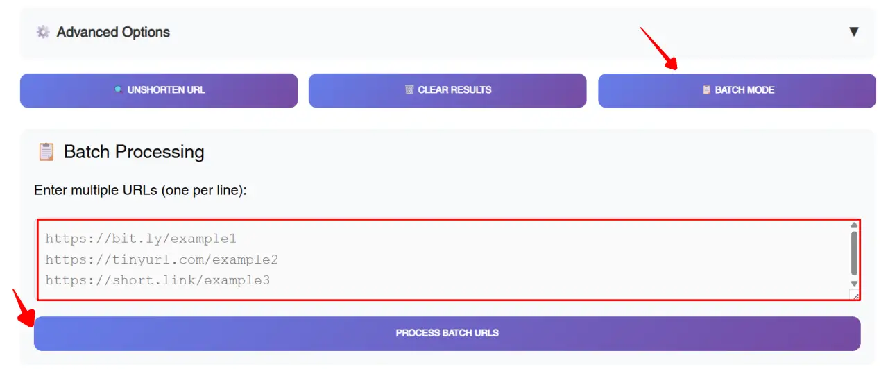 Batch Process URLs