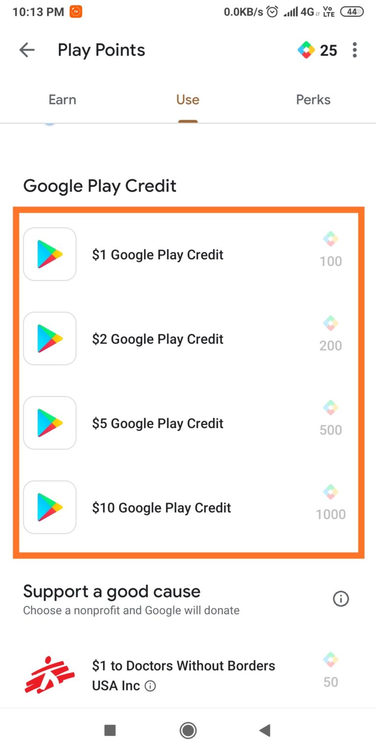 Earn free google play Unlimited gift card