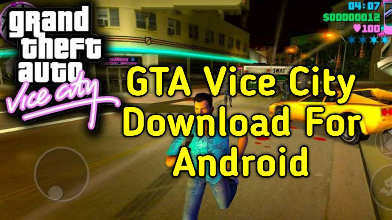 GTA Vice City APK Download for Android 2020 (MOD + OBB File) : u