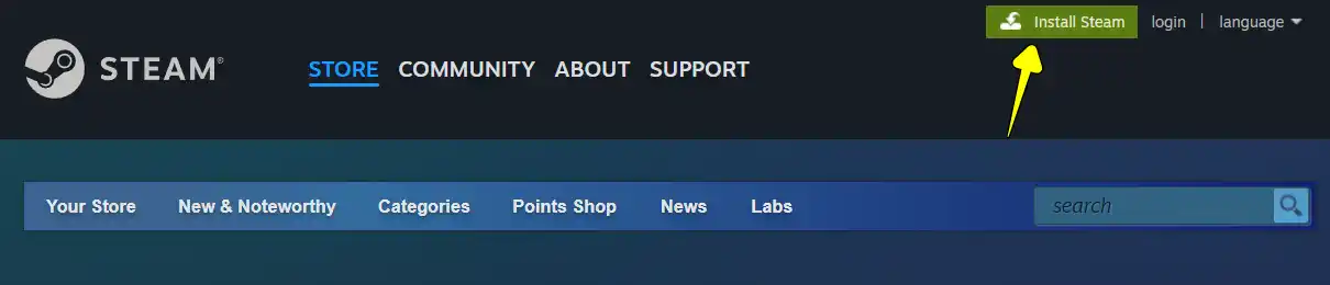 install the Steam client