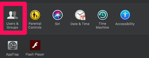 Mac user and group