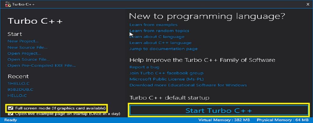 Turbo C++ 4.5 For Windows 10