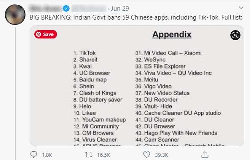 Top Indian Apps List
