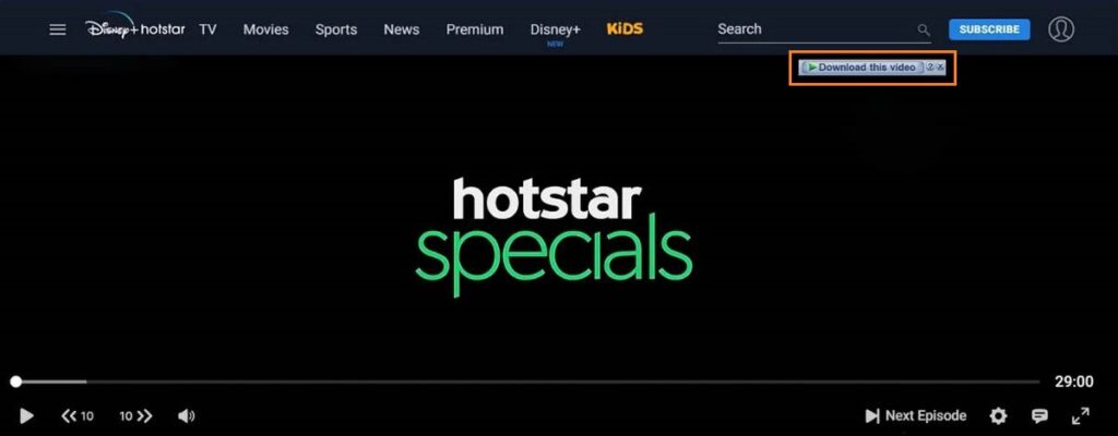 Hotstar on pc