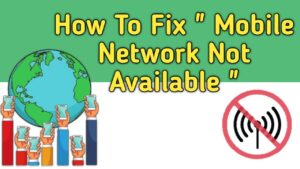 mobile network not available