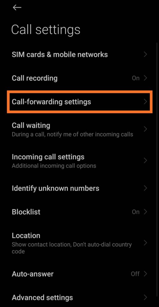 How to stop call forwarding