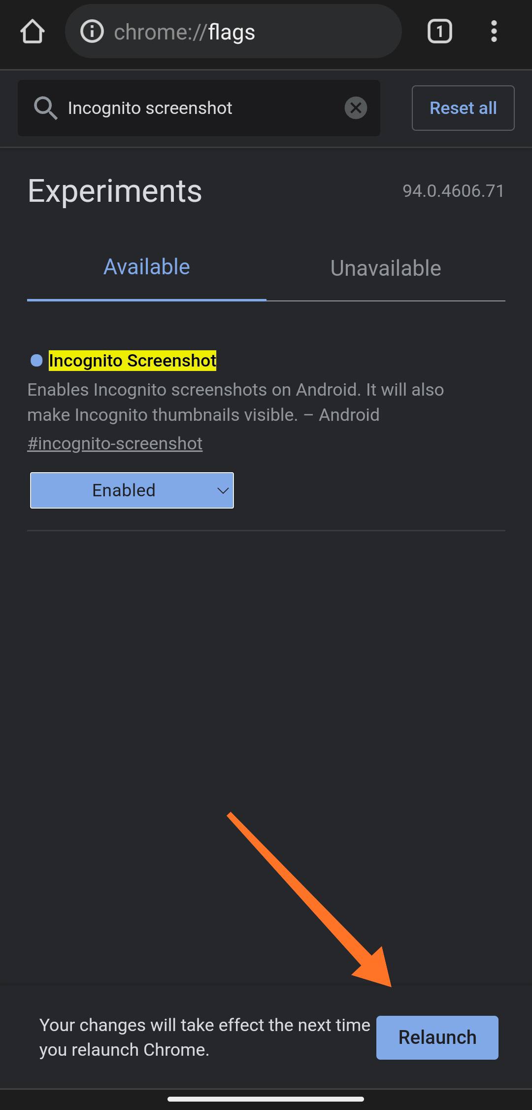 Can’t take screenshot due to security policy