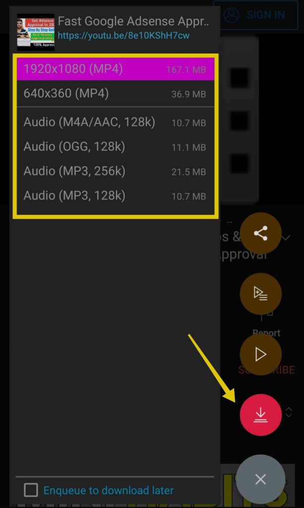 How To Download Youtube Videos In Mobile Galler