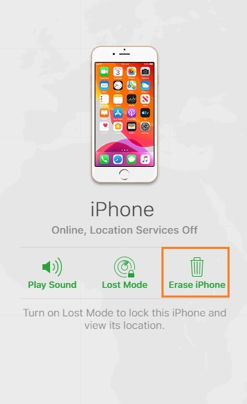 Erase IPhone