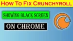 How To Fix Crunchyroll Black Screen On Chrome