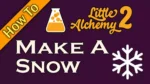 How to make snow in little alchemy 2
