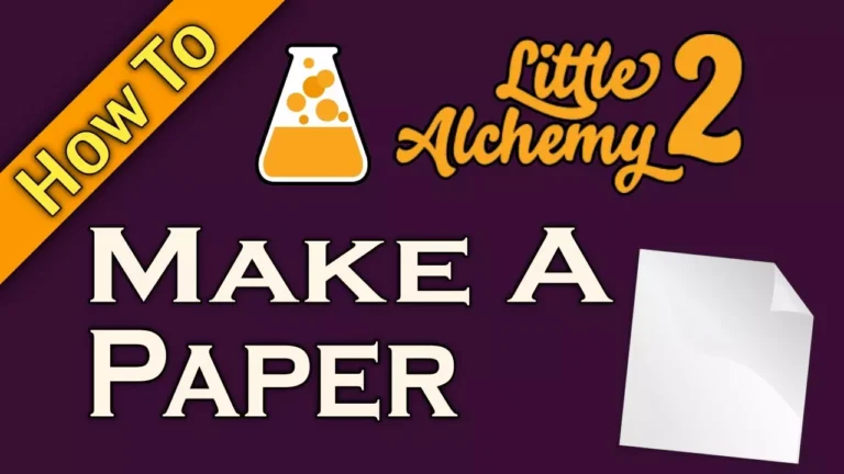 How To Make Paper In Little Alchemy 2