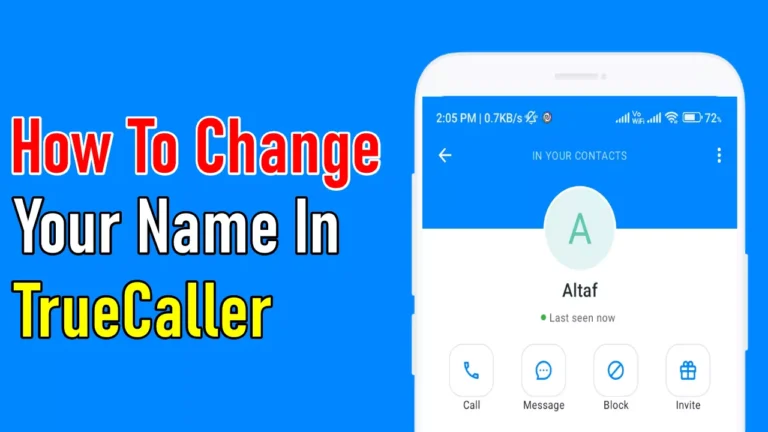 How To Change Name In TrueCaller