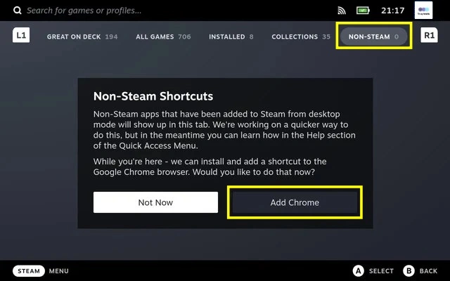 How to Download Chrome on Steam Deck