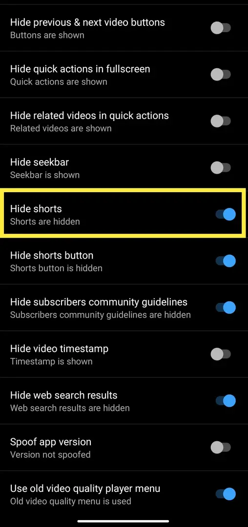 How to Disable YouTube Shorts