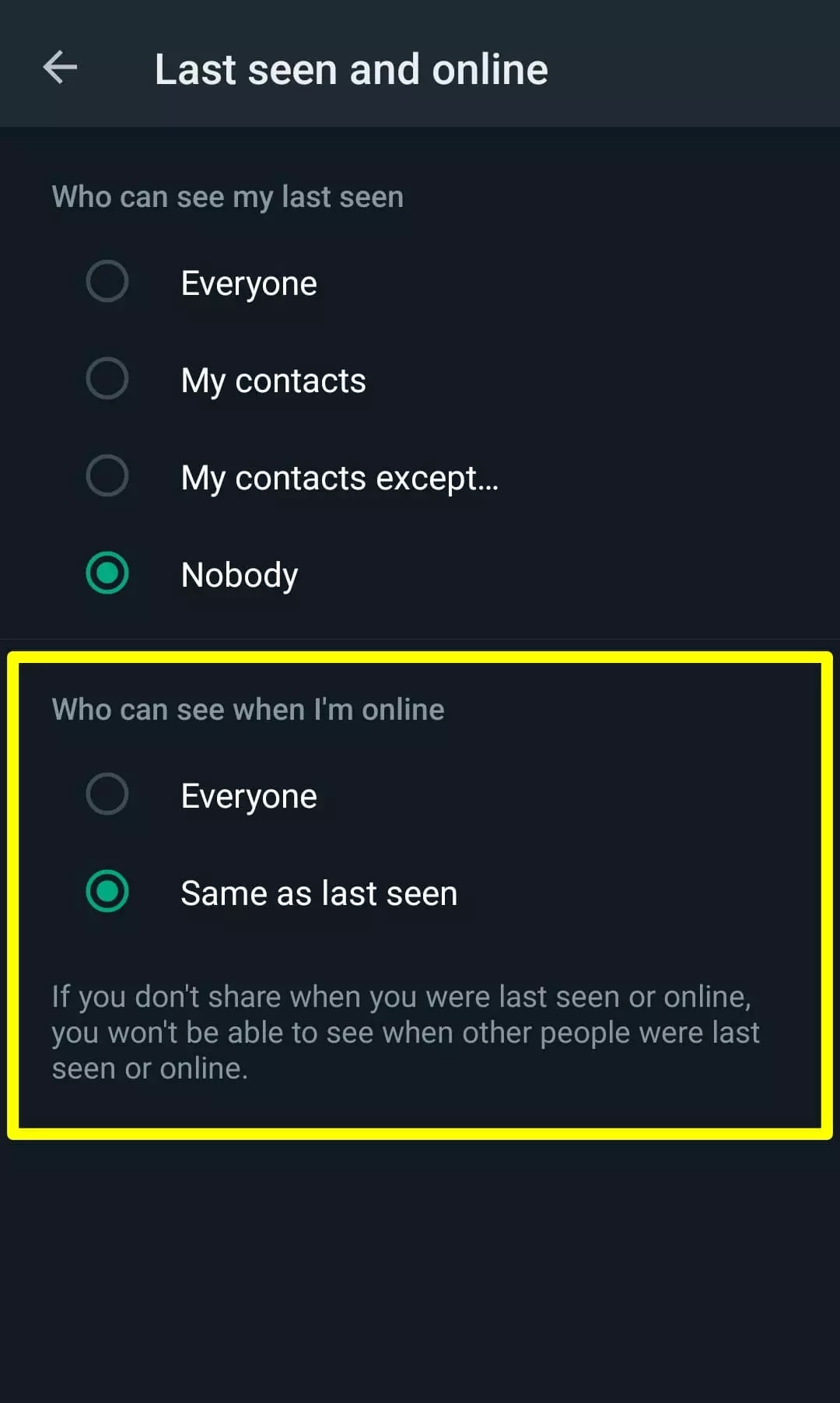 How to Hide Online Status on WhatsApp