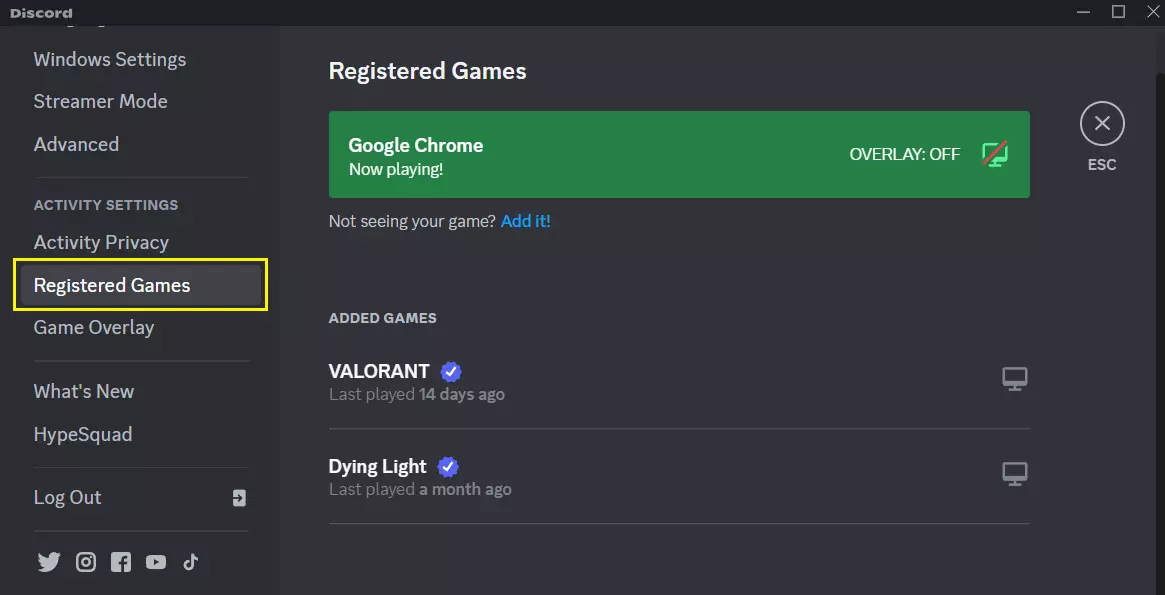 How To Stop Discord Showing Game You're Playing