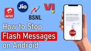 How to Stop Flash Messages on Android