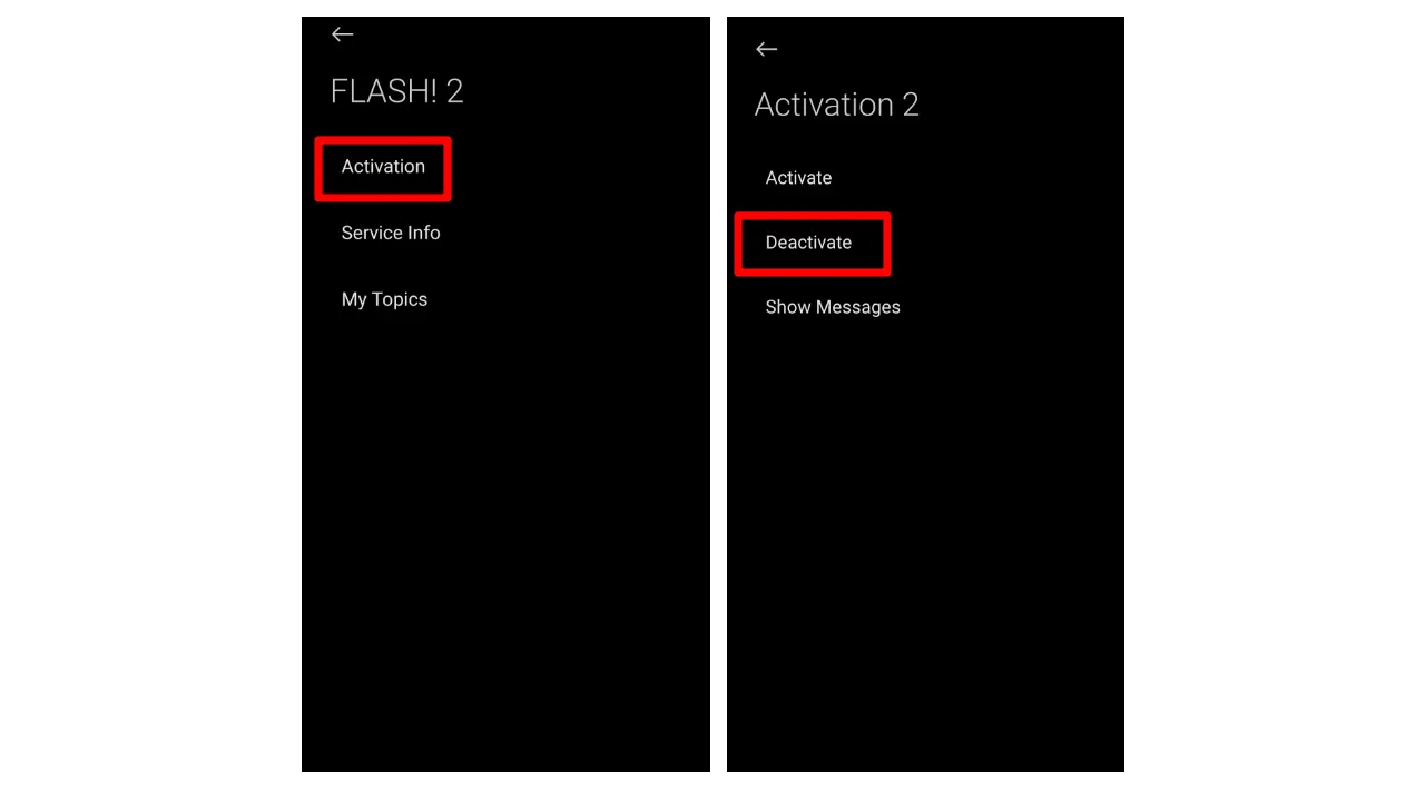 How to Stop Flash Messages