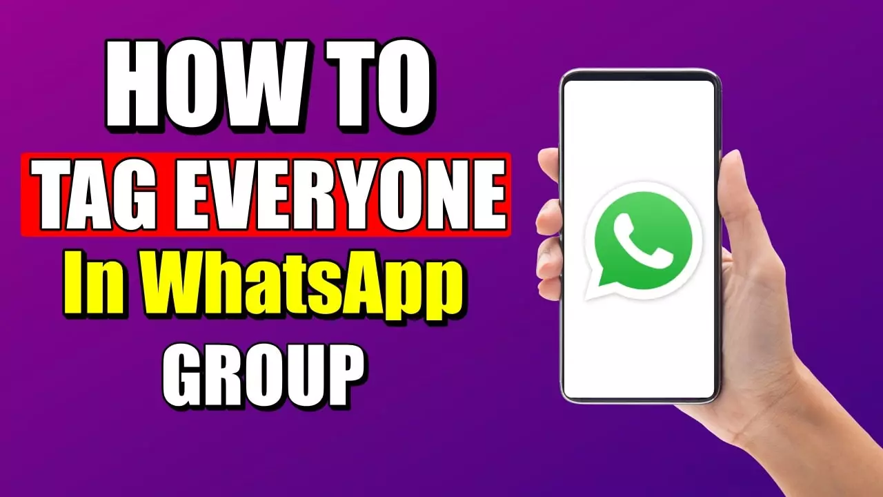 How to tag everyone in whatsapp group