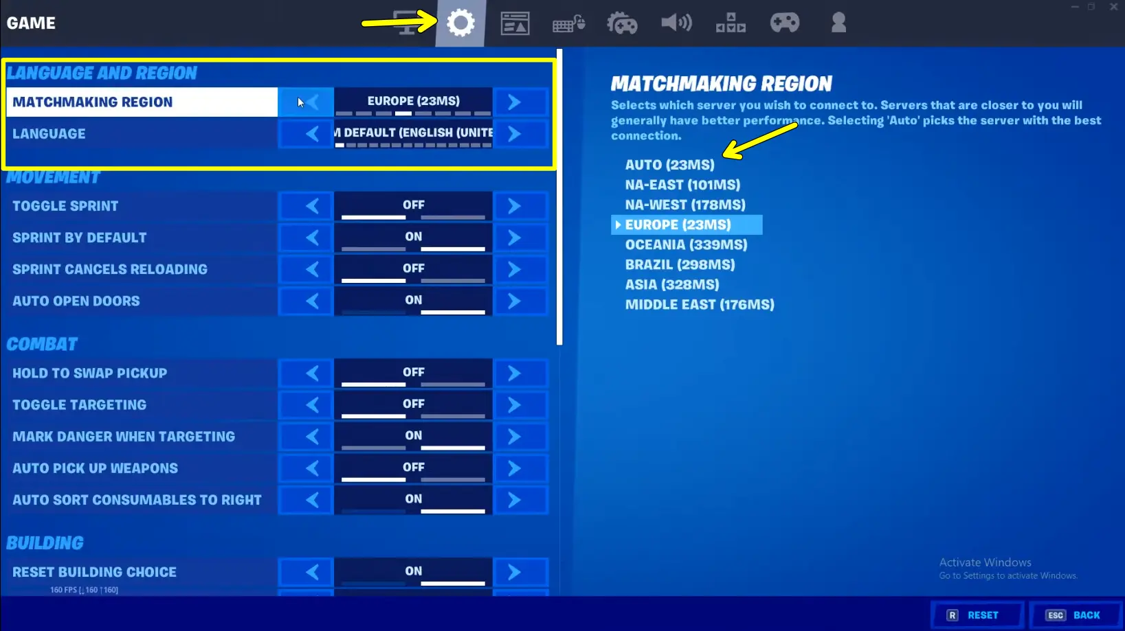 Fortnite MatchMaking Error