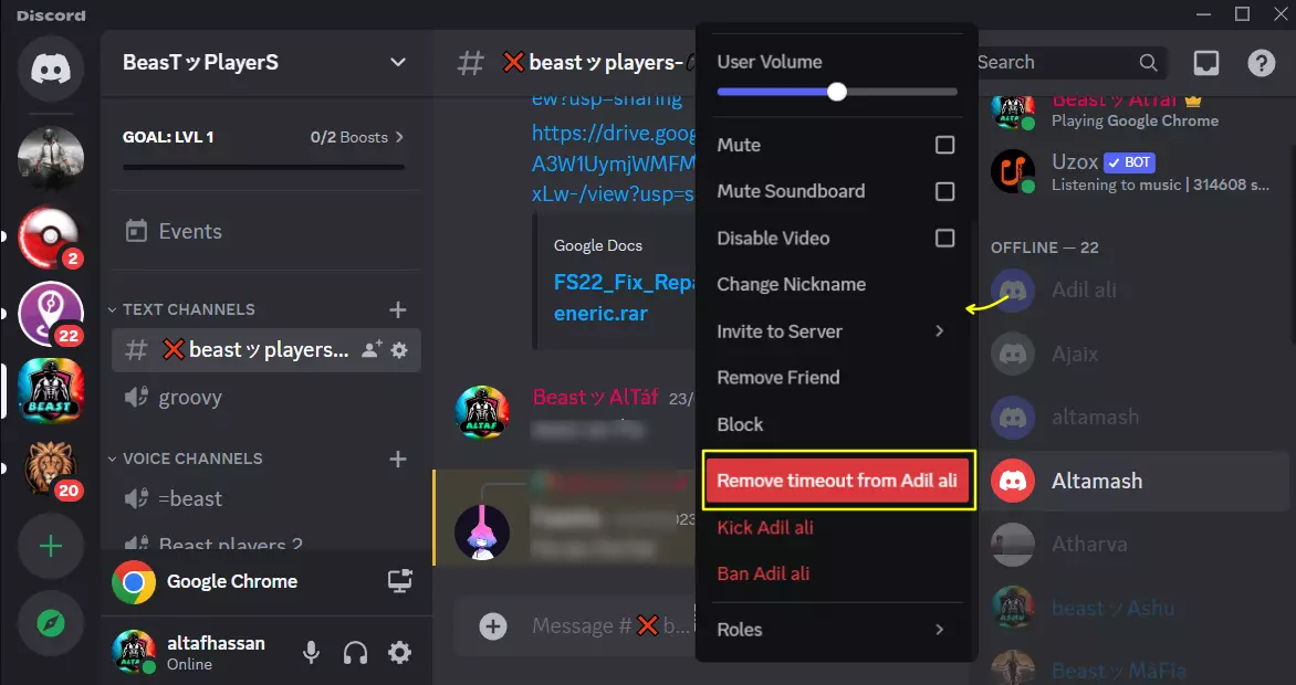 How To Untimeout Someone On Discord