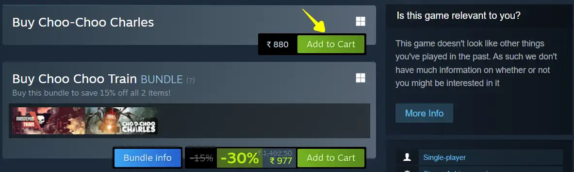 Buy Choo Choo Charles Game