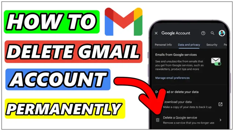 How To Permanently Delete A Gmail Account