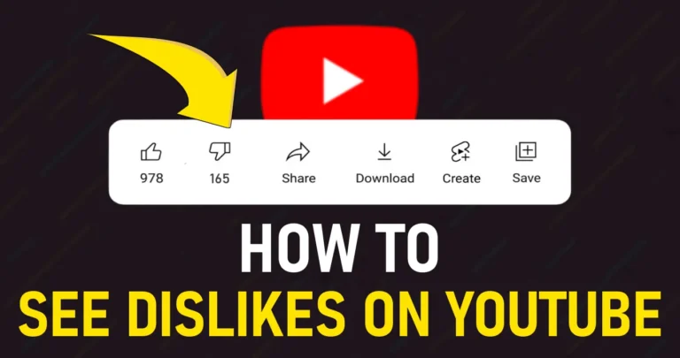 How to see dislikes on youtube