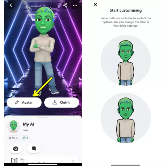 How To Change Snapchat AI Gender