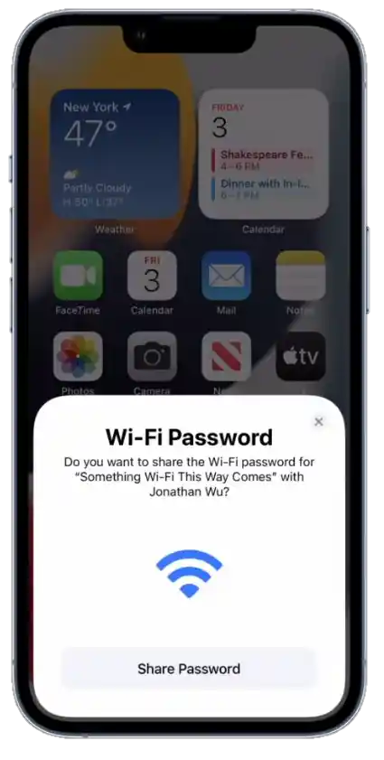 How To Share Wi-Fi Password On iPhone