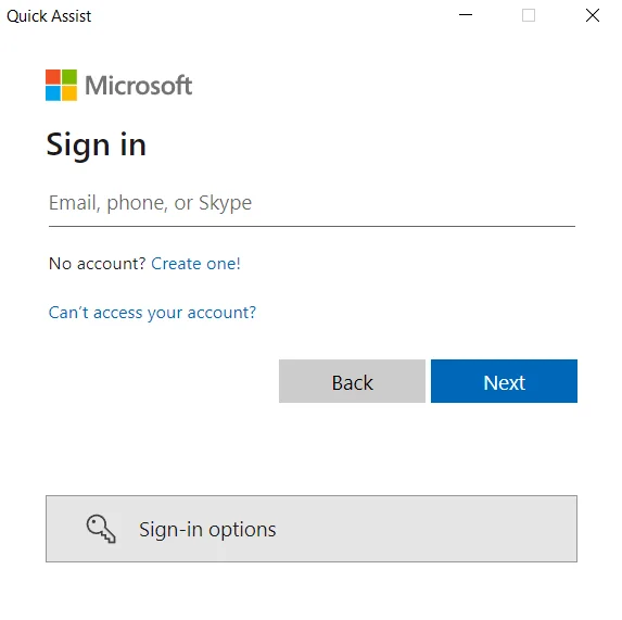 signin to your microsoft account