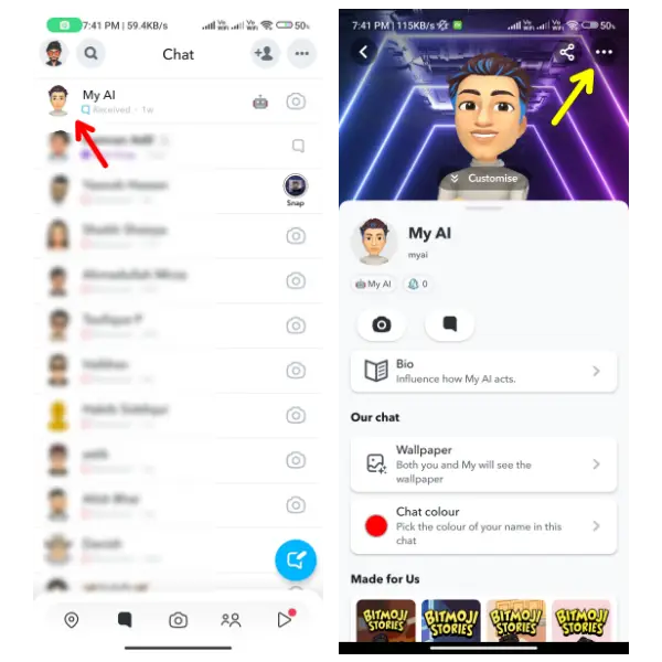 How To Change Snapchat AI Name