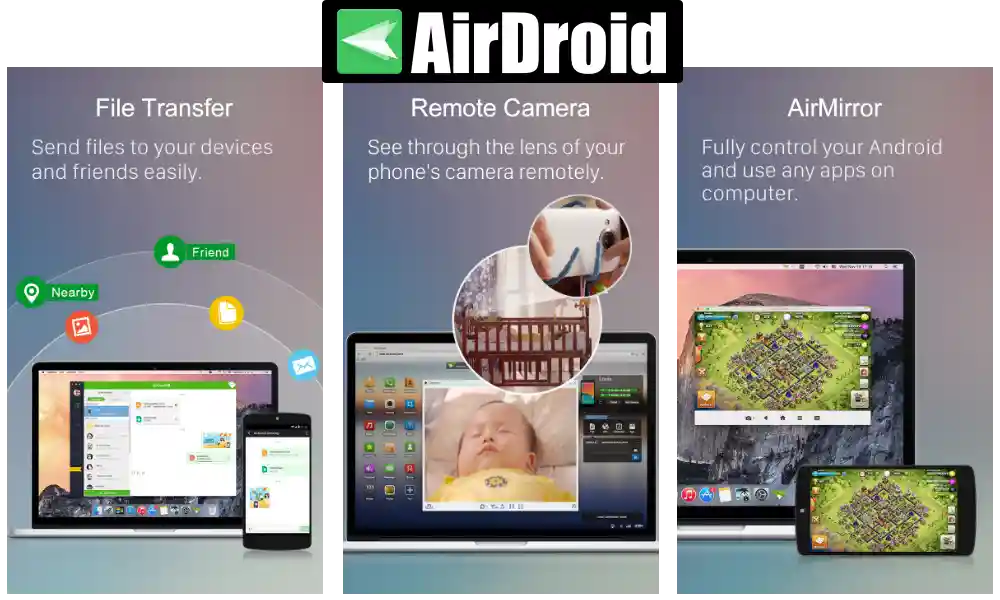 AirDroid - file sharing app