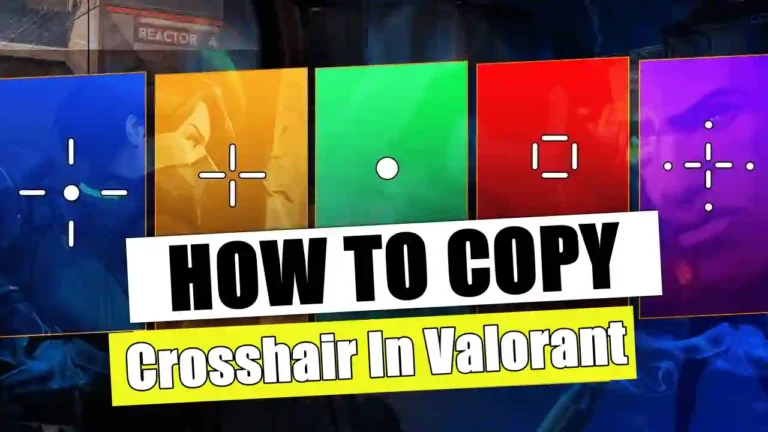 How To Copy Crosshairs In Valorant