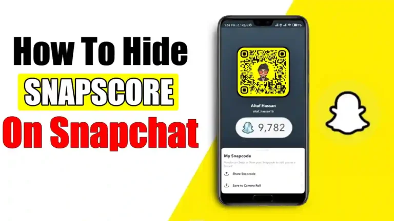 How To Hide Snapscore On Snapchat