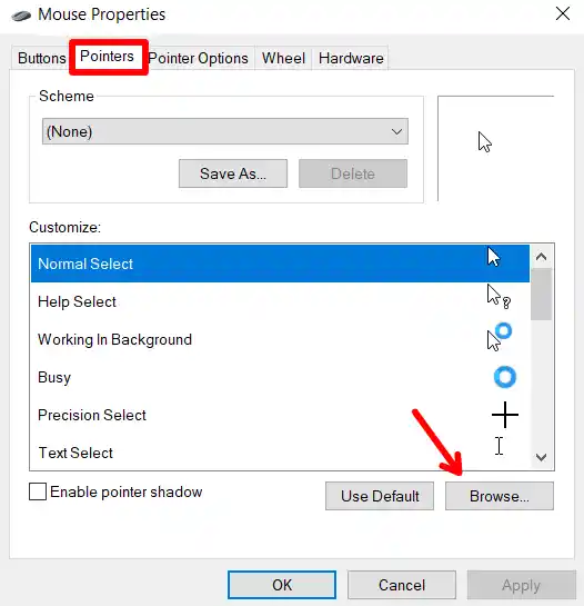How To Change Mouse Cursor In Windows