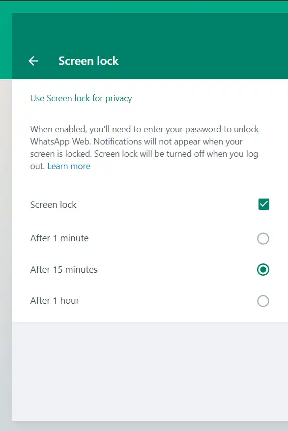 Secure WhatsApp Web With a Password