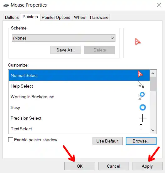 How To Change Mouse Cursor In Windows