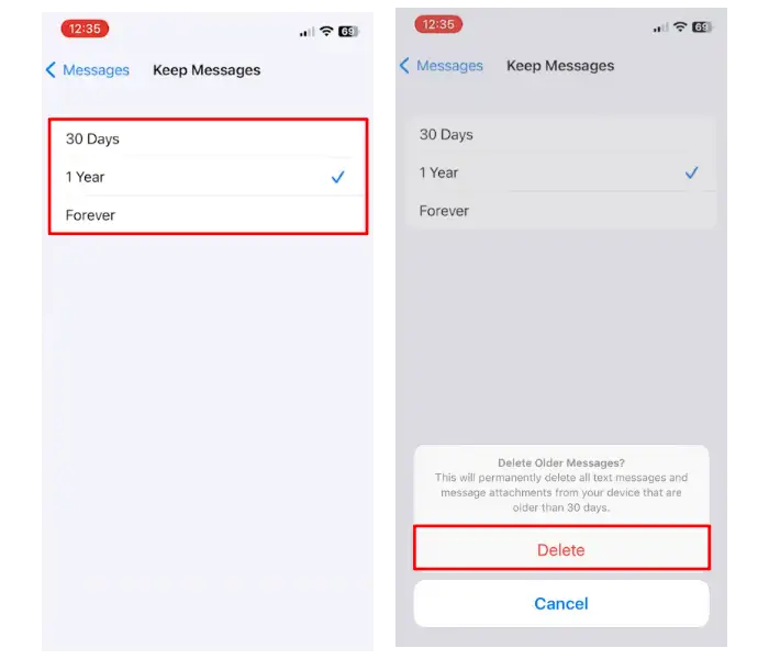 How to Auto Delete Text Messages On iphone