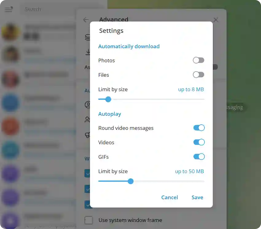 How to Stop Auto-Download on Telegram Desktop app