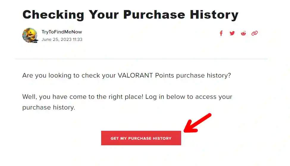 How To Check VALORANT Purchase History