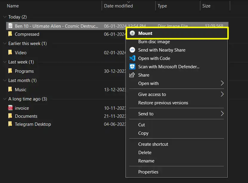 How To Mount ISO Files In Windows