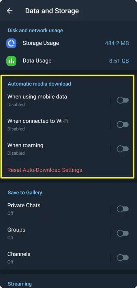 How to Stop Auto-Download on Telegram App