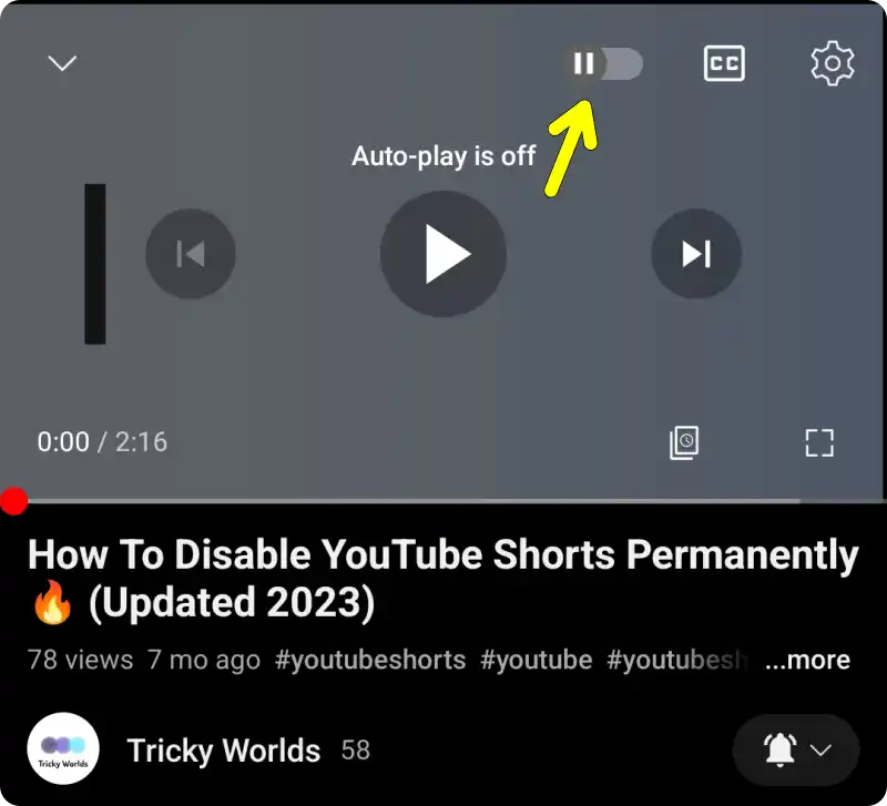 How To Turn off Autoplay in YouTube