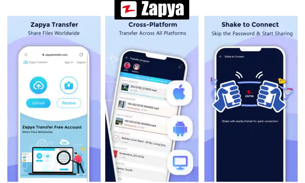 zapya - file sharing app