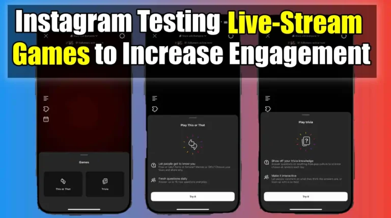 Instagram Live Stream Games